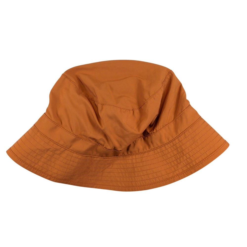 Duluth Trading Co AKHG Reversible Packable Bucket Hat Cedar Orange Gray Large